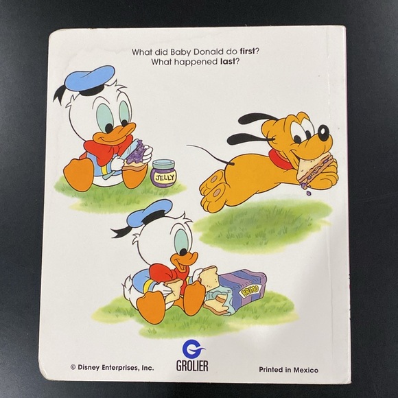 Disney: Baby Donald Makes A Sandwich - Hardcover Board Book - Picture 2 of 7